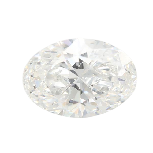 3.03 Carat F VVS2 Oval Lab Diamond