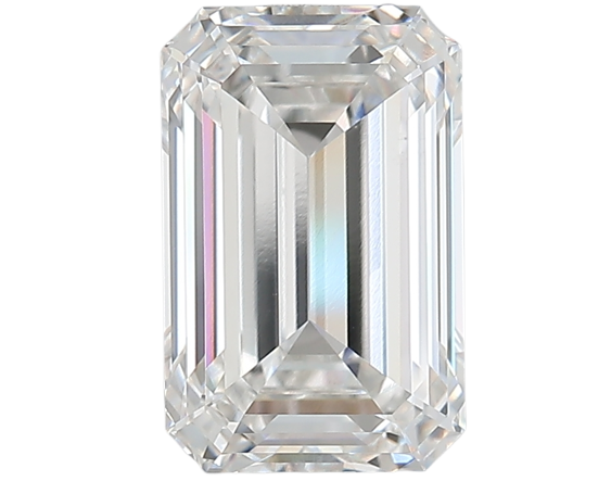 3.36 Carat F VVS2 Emerald Lab Diamond