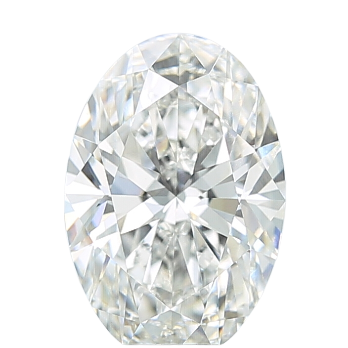 3.08 Carat F VVS2 Oval Lab Diamond