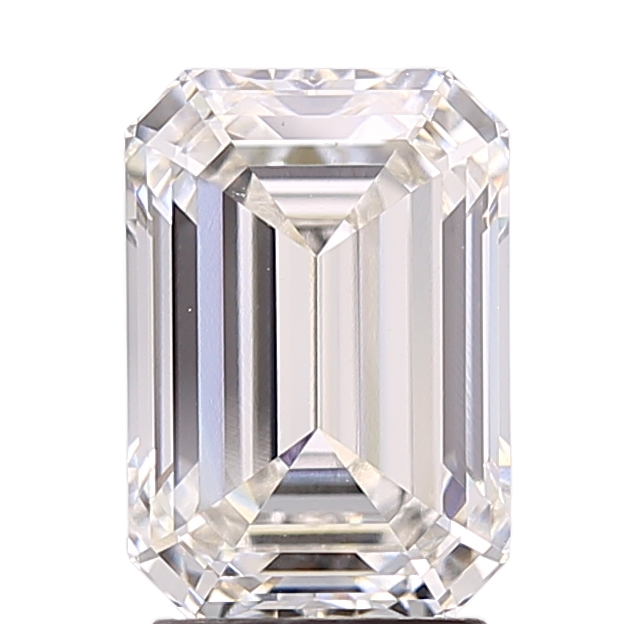 3.07 Carat F VVS2 Emerald Lab Diamond