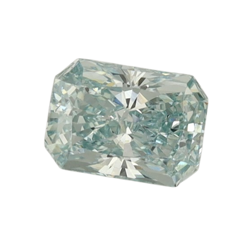 0.7 Carat GREEN VVS2 Radiant Lab Diamond