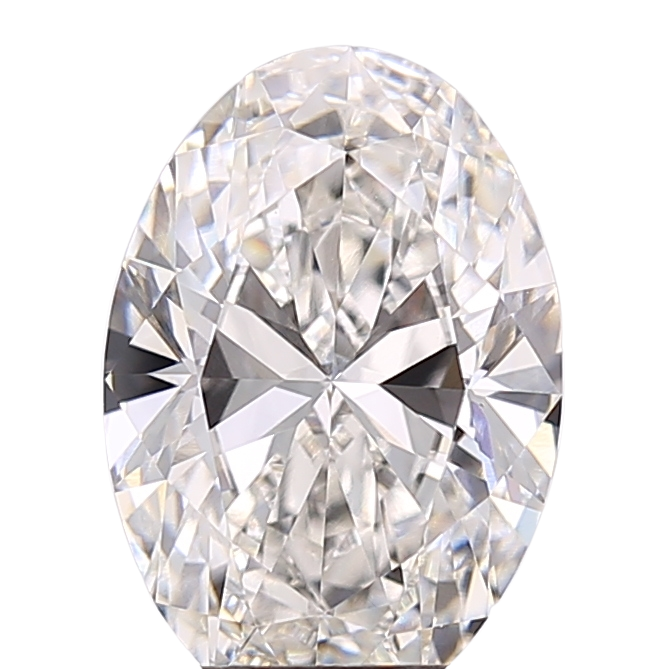 3.07 Carat F VVS2 Oval Lab Diamond