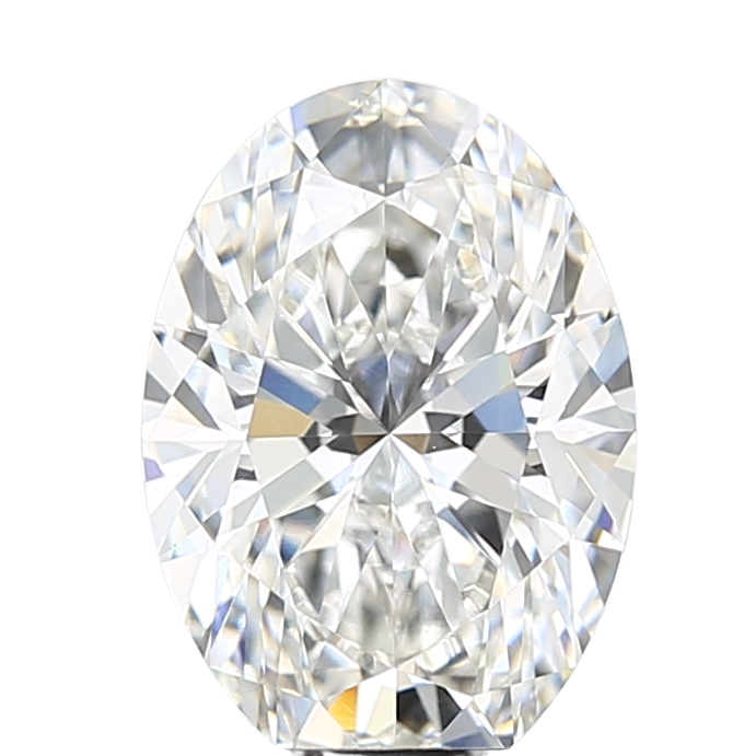 3.05 Carat F VVS2 Oval Lab Diamond
