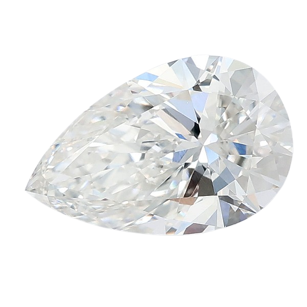 3.01 Carat F VVS2 Pear Lab Diamond