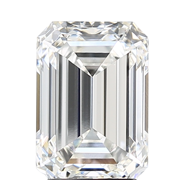 3.06 Carat F VVS2 Emerald Lab Diamond