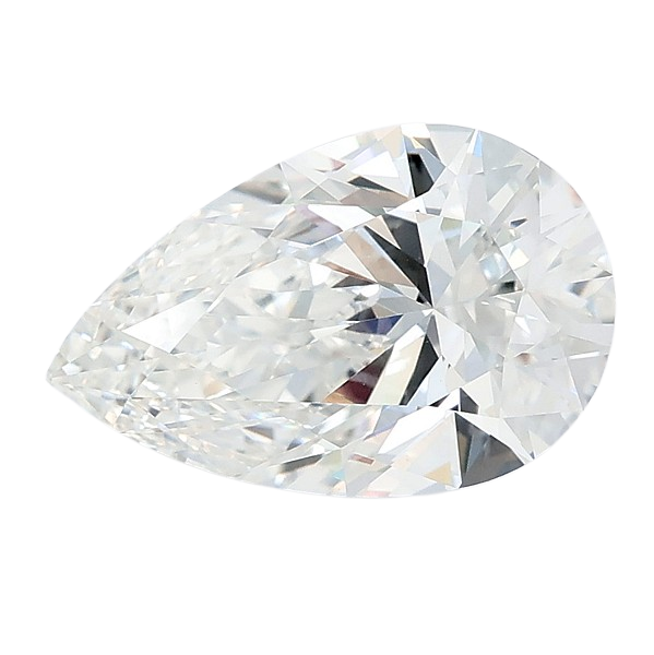 3.09 Carat F VVS2 Pear Lab Diamond