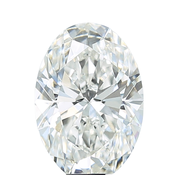 3.06 Carat F VVS2 Oval Lab Diamond