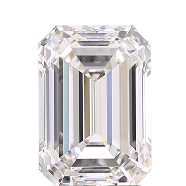 3.03 Carat F VVS2 Emerald Lab Diamond