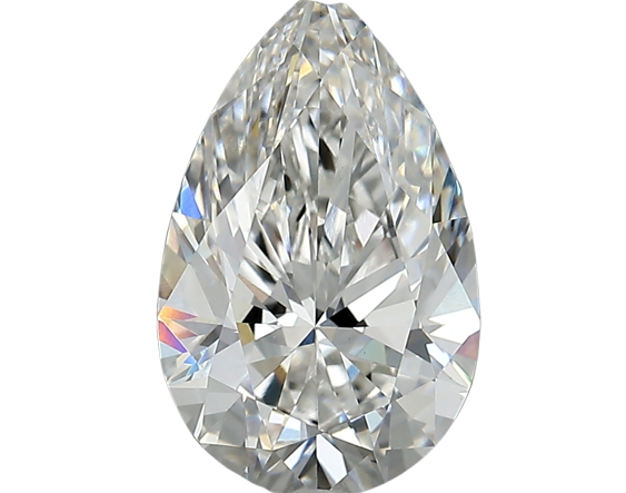 3.01 Carat E VVS2 Pear Lab Diamond