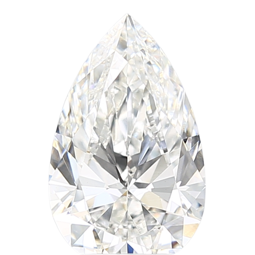 3.05 Carat F VVS2 Pear Lab Diamond