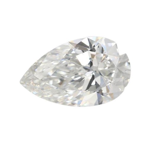 3.09 Carat F VVS2 Pear Lab Diamond