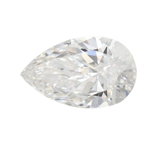 3.52 Carat F VVS2 Pear Lab Diamond