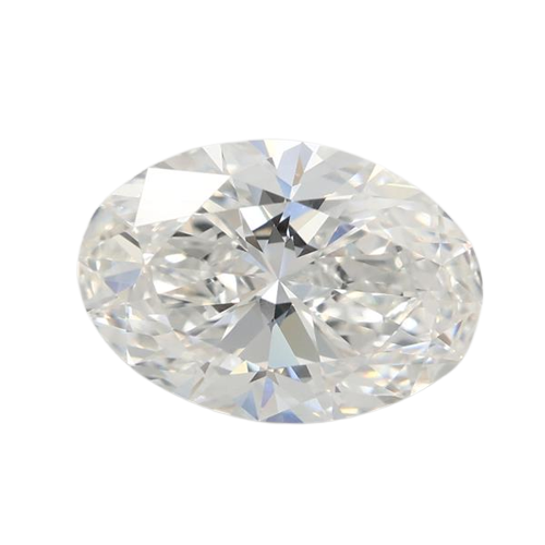 3.07 Carat F VVS2 Oval Lab Diamond