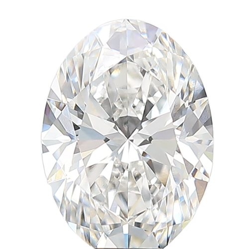 3.08 Carat F VVS2 Oval Lab Diamond