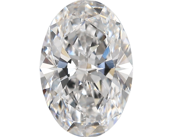 3.26 Carat E VVS2 Oval Lab Diamond