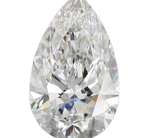 3.02 Carat E VVS2 Pear Lab Diamond