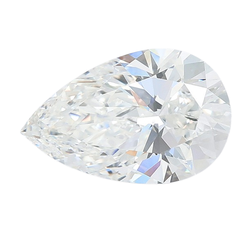 3.05 Carat F VVS2 Pear Lab Diamond