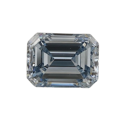 0.71 Carat BLUE VS2 Emerald Lab Diamond