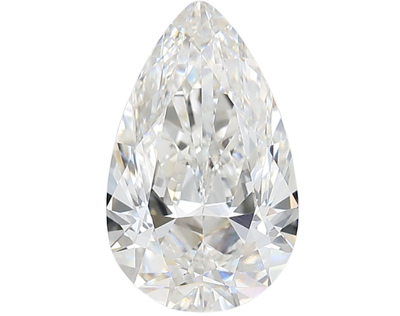 3 Carat F VVS2 Pear Lab Diamond