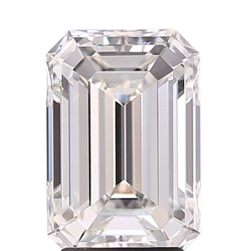 3.04 Carat F VVS2 Emerald Lab Diamond