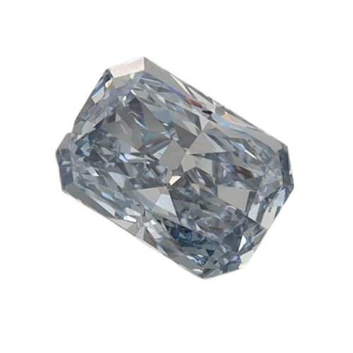 0.8 Carat BLUE VS1 Radiant Lab Diamond