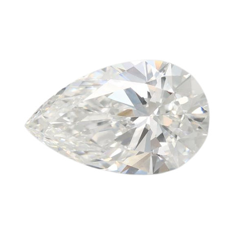 3.08 Carat F VVS2 Pear Lab Diamond