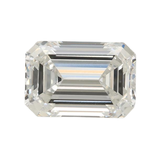 3.08 Carat F VVS2 Emerald Lab Diamond