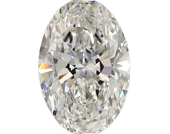 3.2 Carat F VVS2 Oval Lab Diamond