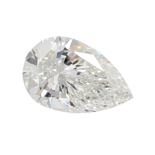 3.02 Carat F VVS2 Pear Lab Diamond