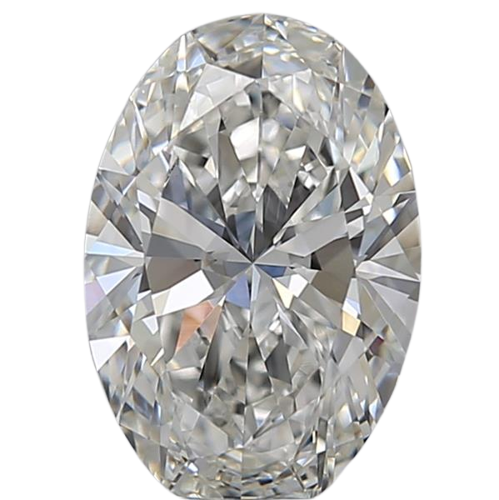3 Carat F VVS2 Oval Lab Diamond