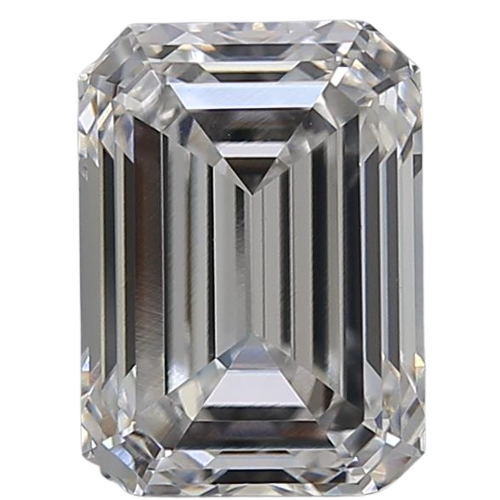 3.01 Carat F VVS2 Emerald Lab Diamond