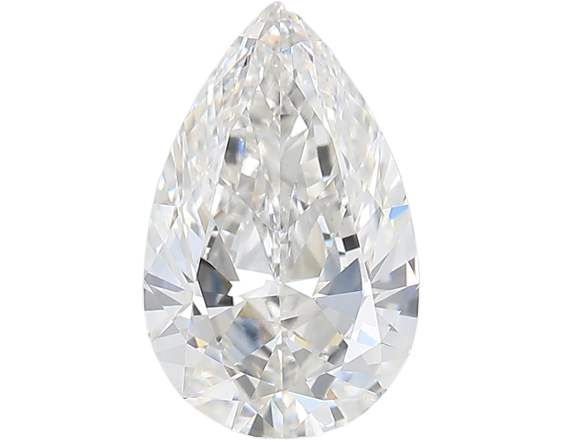 3 Carat E VVS2 Pear Lab Diamond