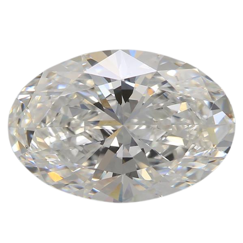 3.01 Carat E VVS2 Oval Lab Diamond