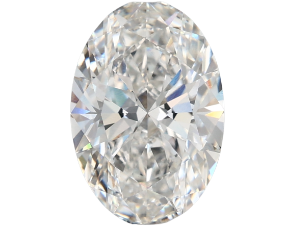 3.11 Carat F VVS2 Oval Lab Diamond