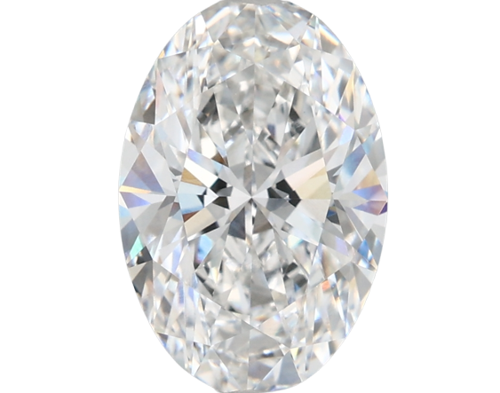 3.15 Carat E VVS2 Oval Lab Diamond