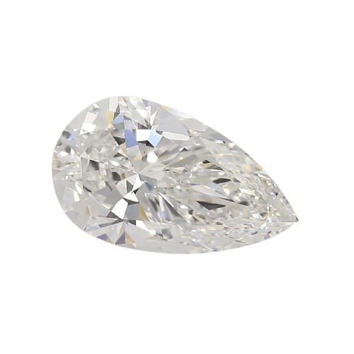 3.24 Carat E VVS2 Pear Lab Diamond