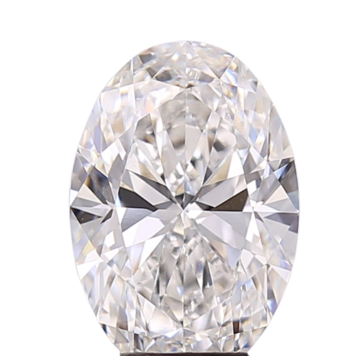 3.05 Carat E VVS2 Oval Lab Diamond