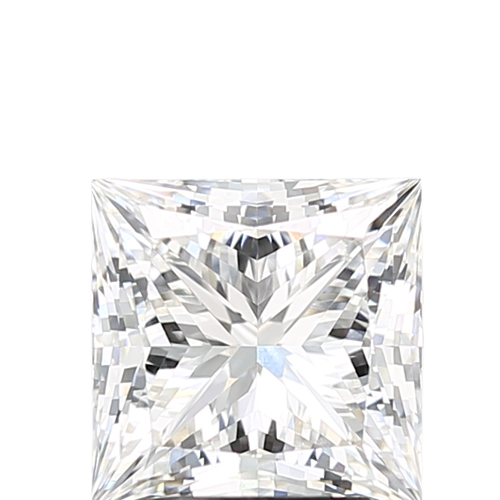 3.01 Carat F VVS2 Princess Lab Diamond