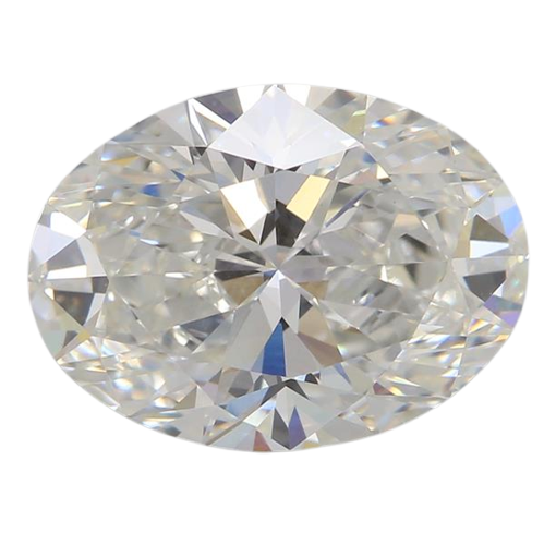 3.01 Carat F VVS2 Oval Lab Diamond