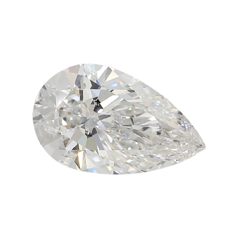 3.11 Carat E VVS2 Pear Lab Diamond