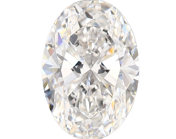 3.09 Carat F VVS2 Oval Lab Diamond