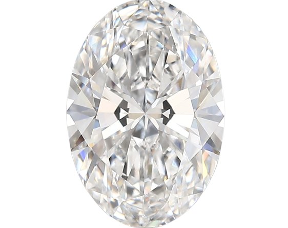 3.31 Carat E VVS2 Oval Lab Diamond