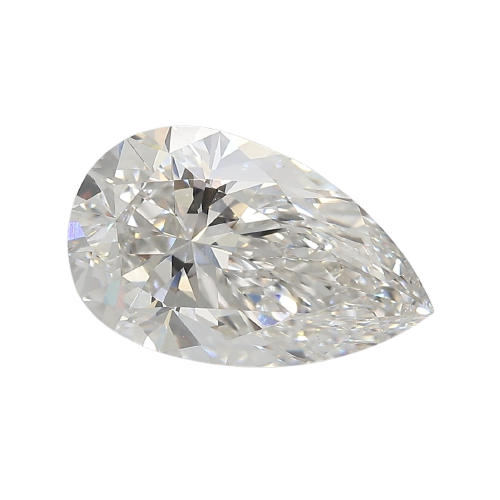 3.51 Carat F VVS2 Pear Lab Diamond
