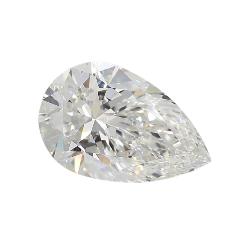 3.05 Carat E VVS2 Pear Lab Diamond