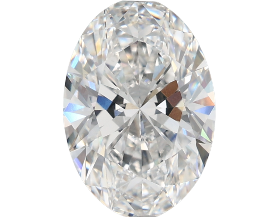 3.07 Carat E VVS2 Oval Lab Diamond