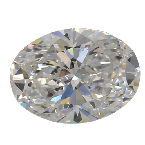 3.08 Carat E VVS2 Oval Lab Diamond