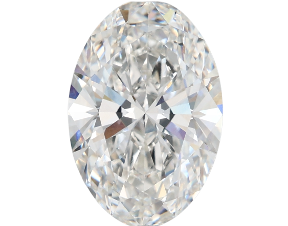 4.31 Carat F VVS2 Oval Lab Diamond