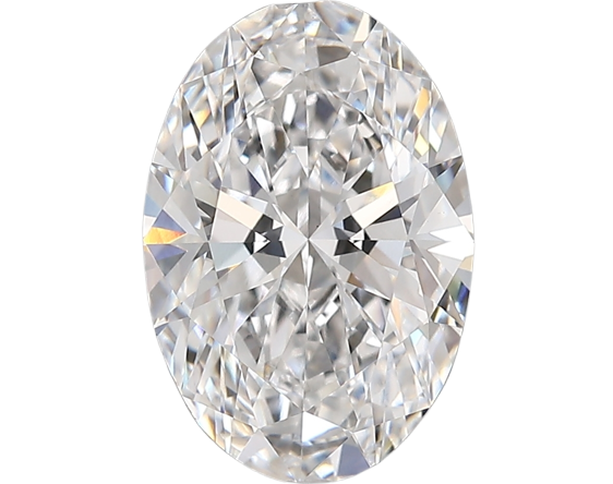 3.05 Carat D VVS2 Oval Lab Diamond