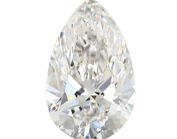 3.12 Carat E VVS2 Pear Lab Diamond