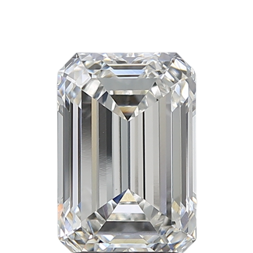 3.09 Carat F VVS2 Emerald Lab Diamond